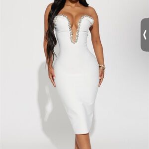 Fashion Nova Midi Tube Dress